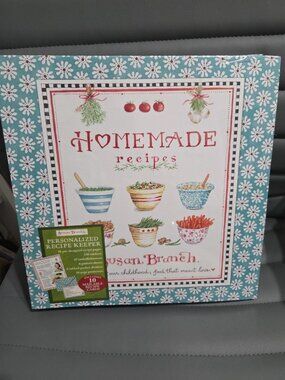 Homemade Recipes Susan Branch Personalized Recipe Keeper-New